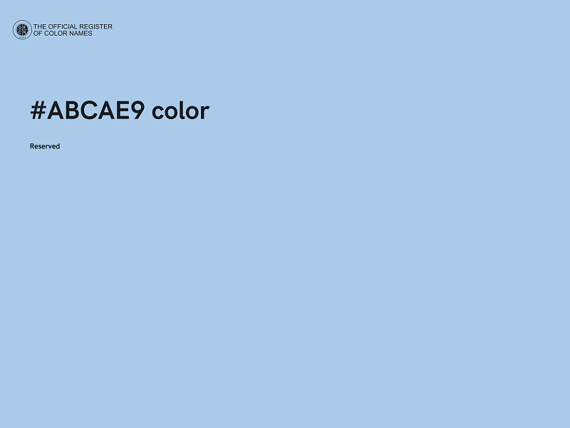 #ABCAE9 color image