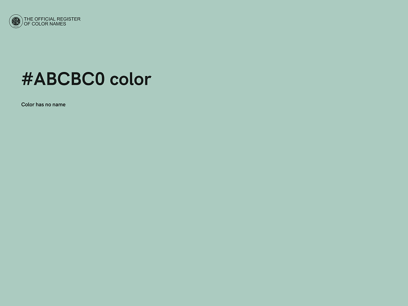 #ABCBC0 color image