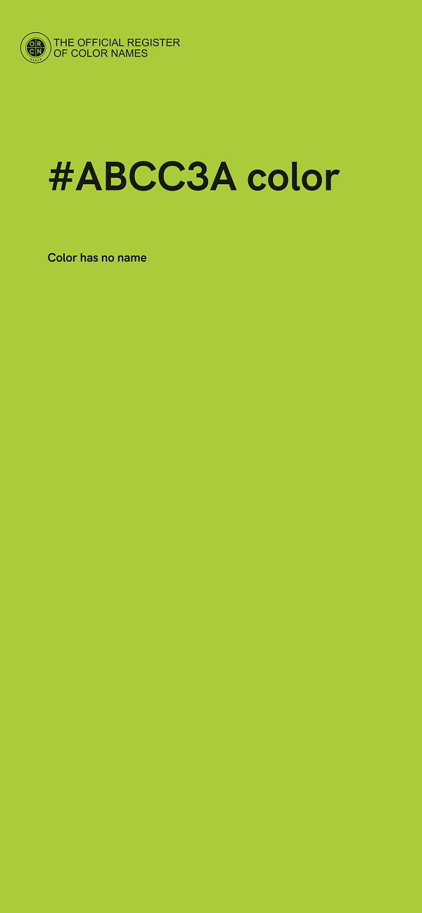 #ABCC3A color image