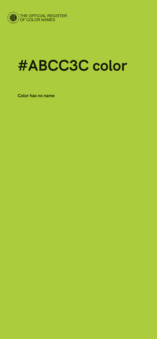 #ABCC3C color image