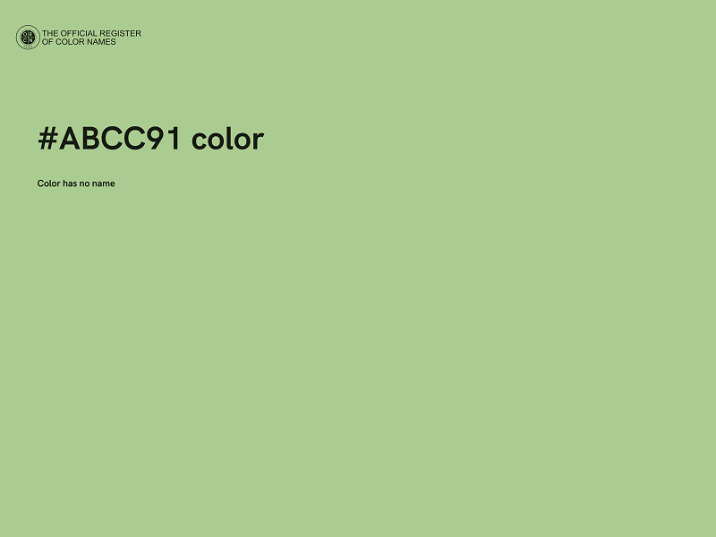 #ABCC91 color image