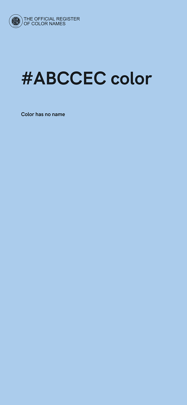 #ABCCEC color image