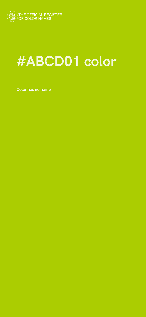 #ABCD01 color image