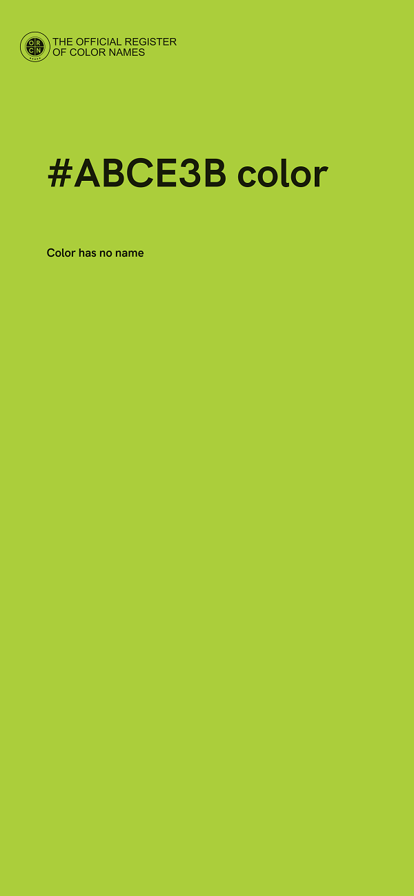 #ABCE3B color image