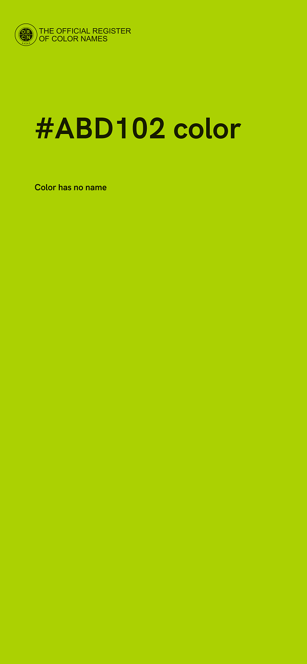 #ABD102 color image