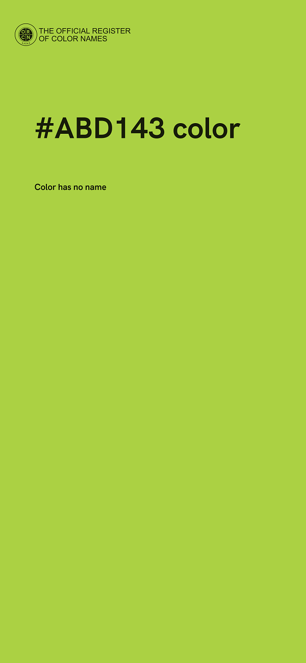 #ABD143 color image