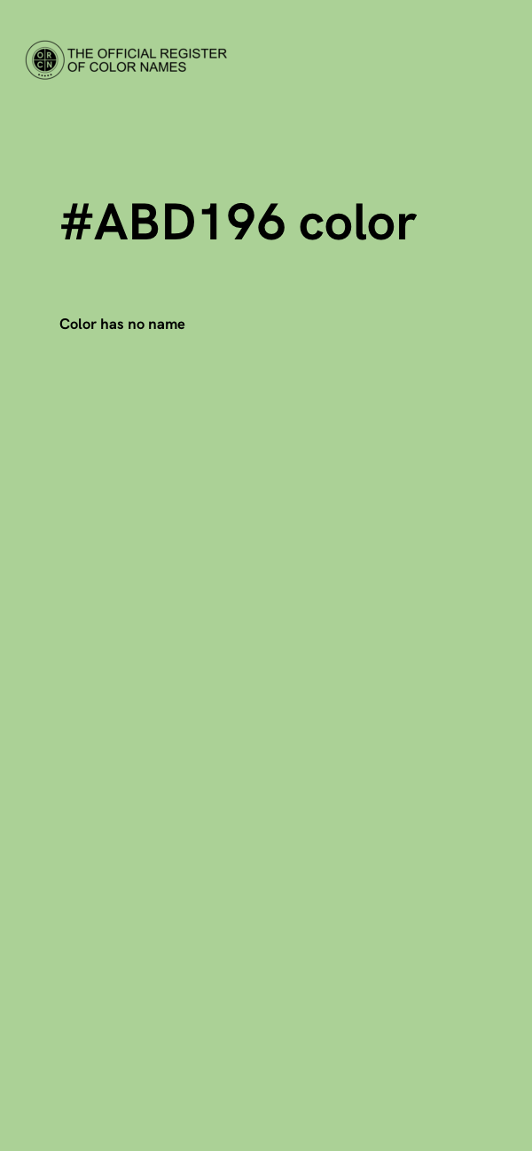 #ABD196 color image