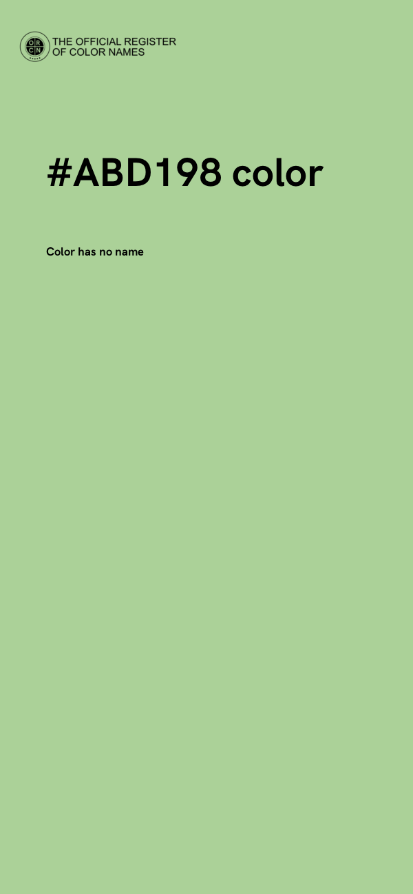 #ABD198 color image