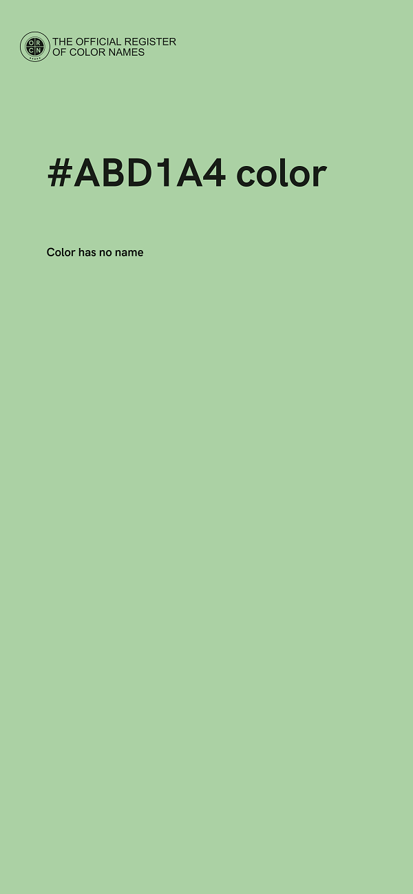 #ABD1A4 color image