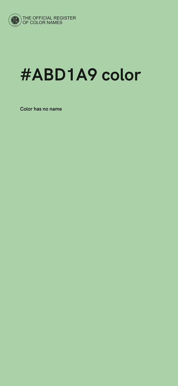 #ABD1A9 color image