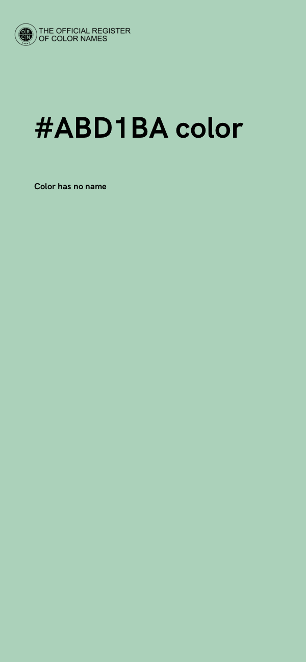 #ABD1BA color image