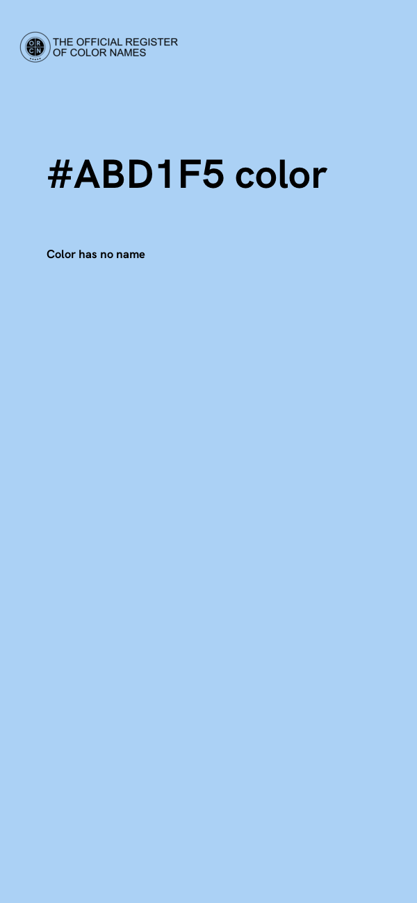 #ABD1F5 color image