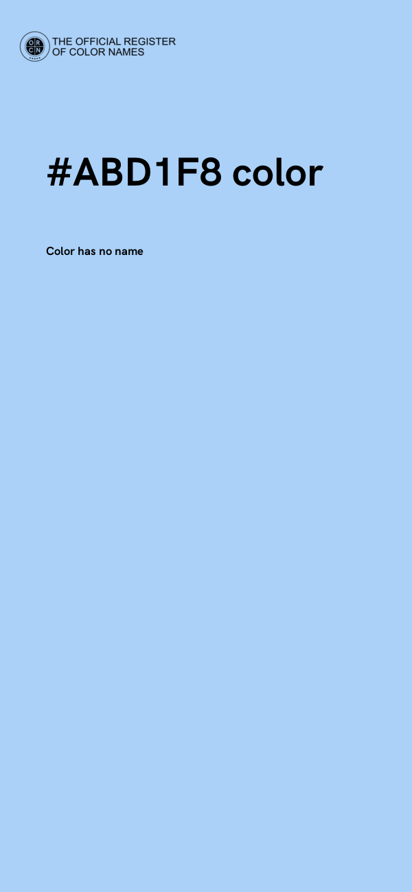 #ABD1F8 color image