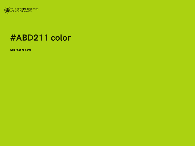 #ABD211 color image