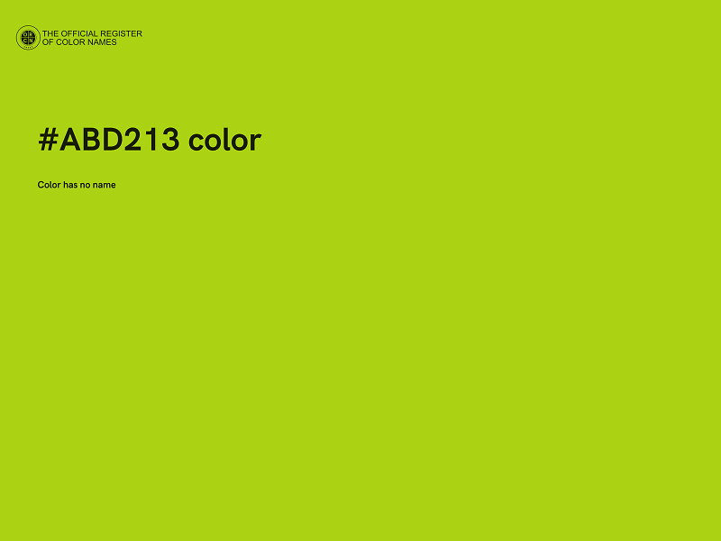 #ABD213 color image