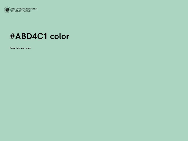 #ABD4C1 color image