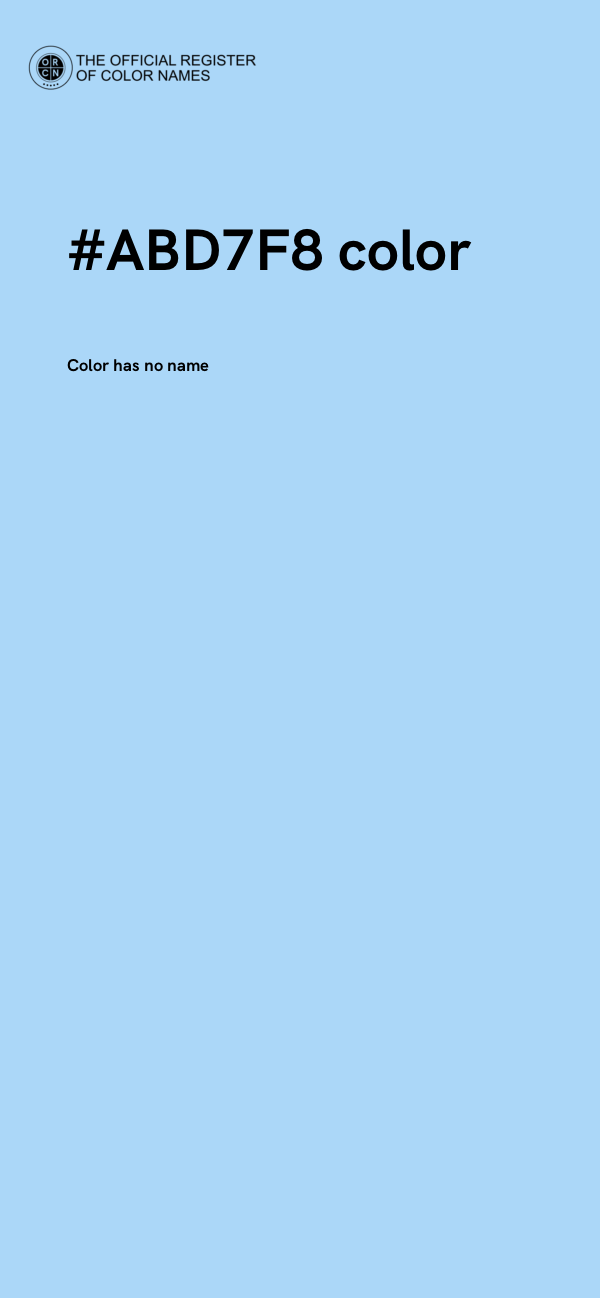 #ABD7F8 color image