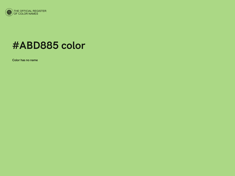 #ABD885 color image