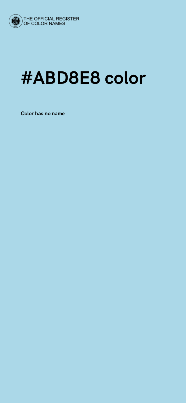 #ABD8E8 color image