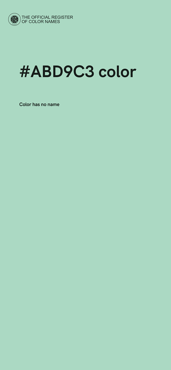 #ABD9C3 color image