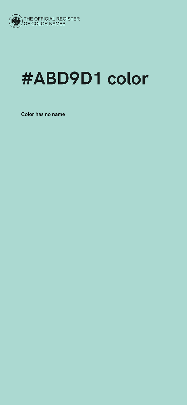 #ABD9D1 color image