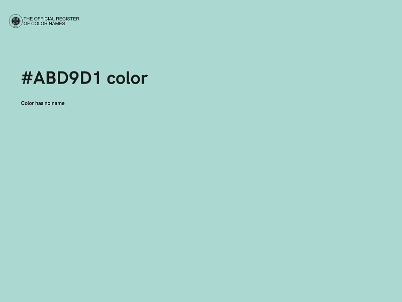#ABD9D1 color image