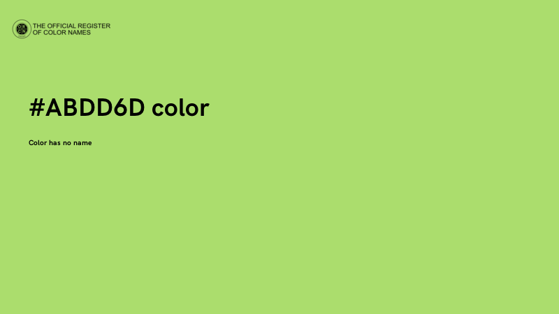 #ABDD6D color image