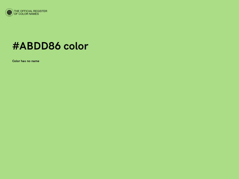#ABDD86 color image