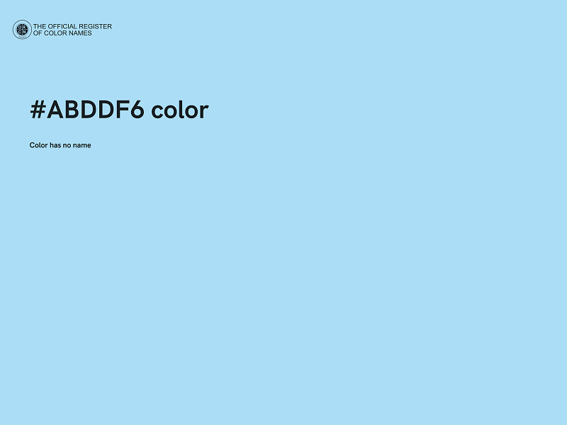 #ABDDF6 color image