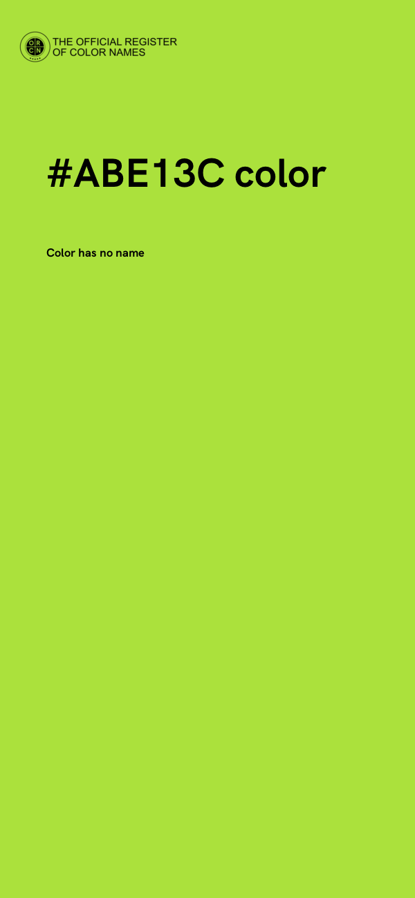 #ABE13C color image