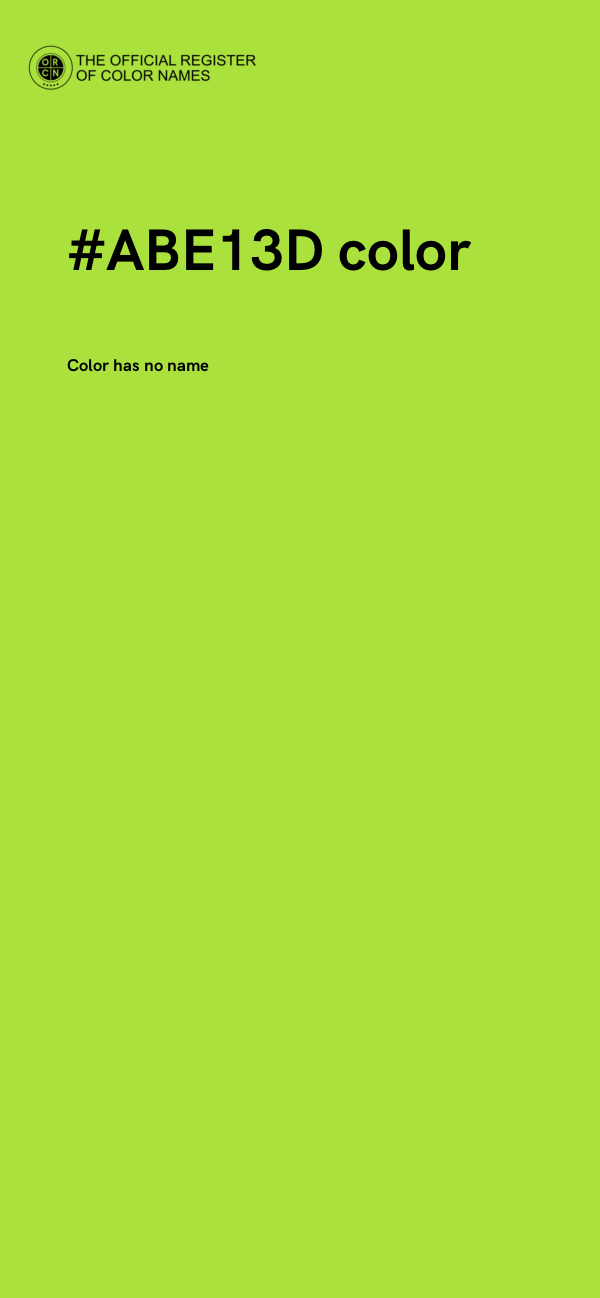 #ABE13D color image