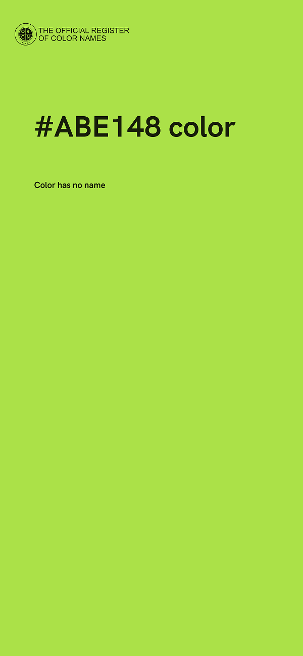 #ABE148 color image