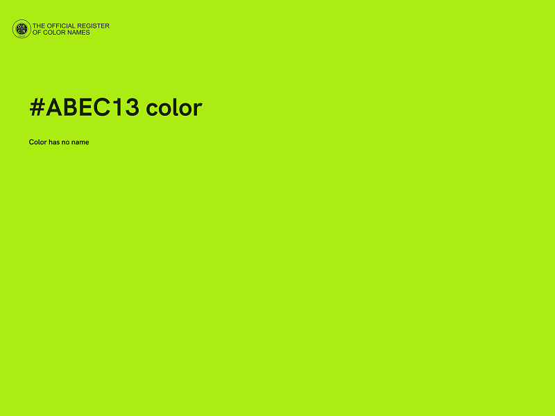 #ABEC13 color image