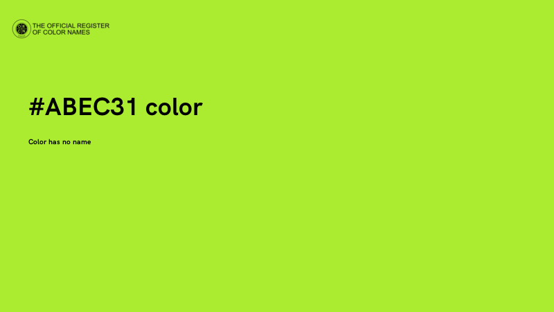 #ABEC31 color image