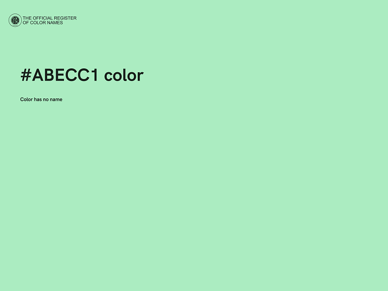 #ABECC1 color image