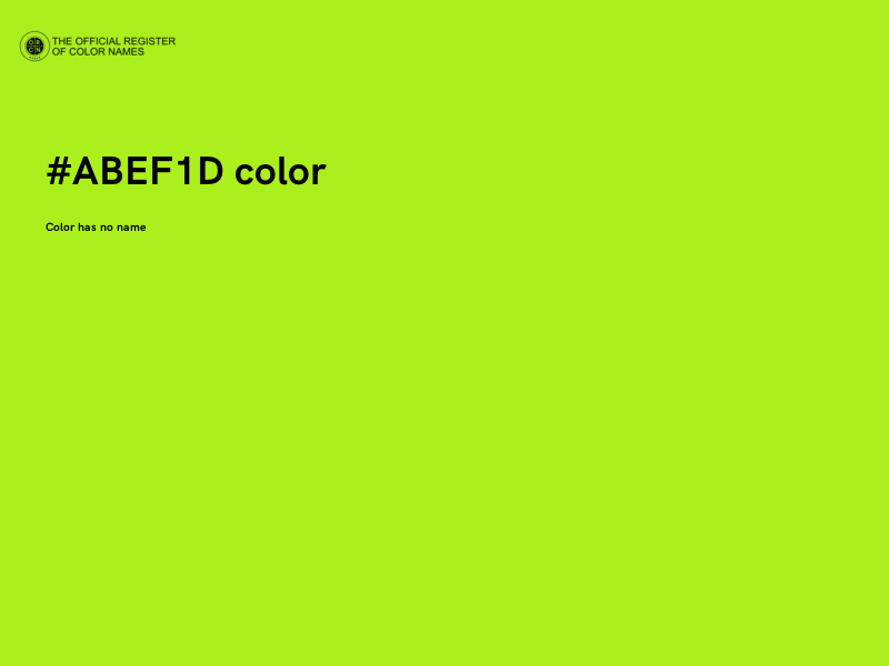 #ABEF1D color image