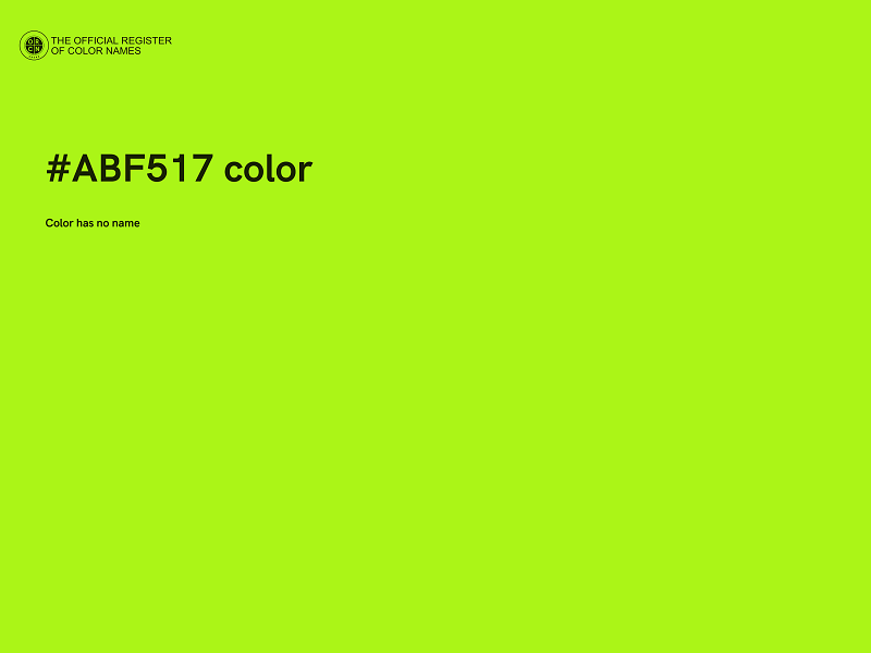 #ABF517 color image