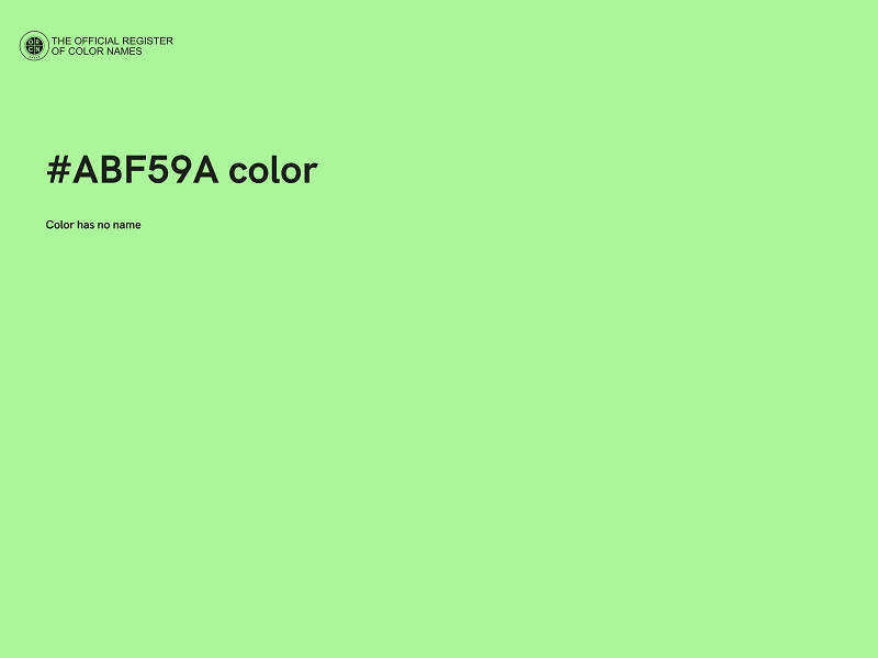 #ABF59A color image