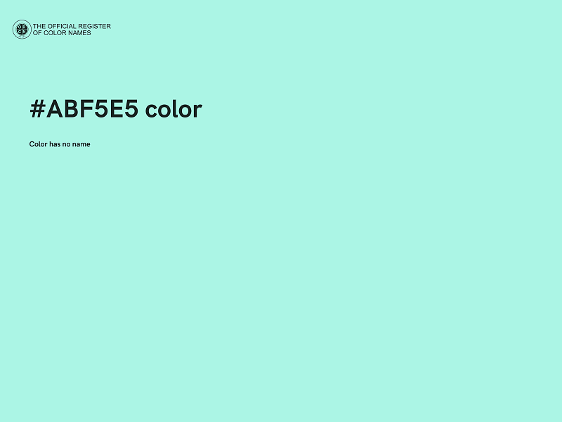 #ABF5E5 color image