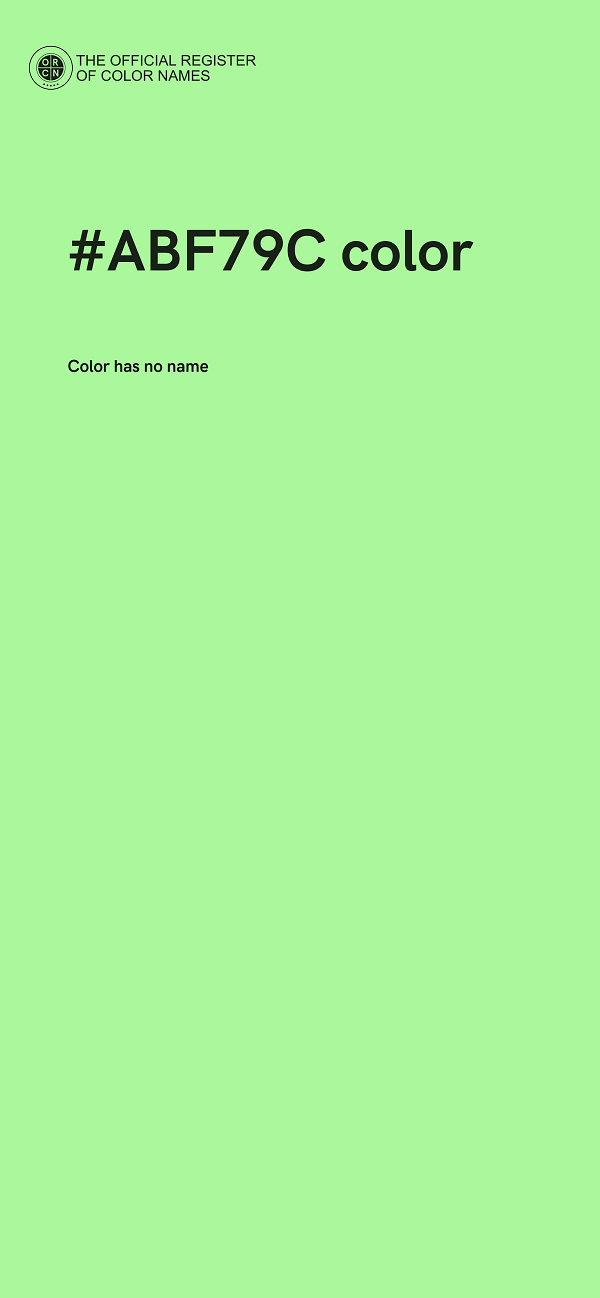 #ABF79C color image