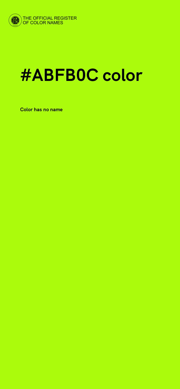#ABFB0C color image