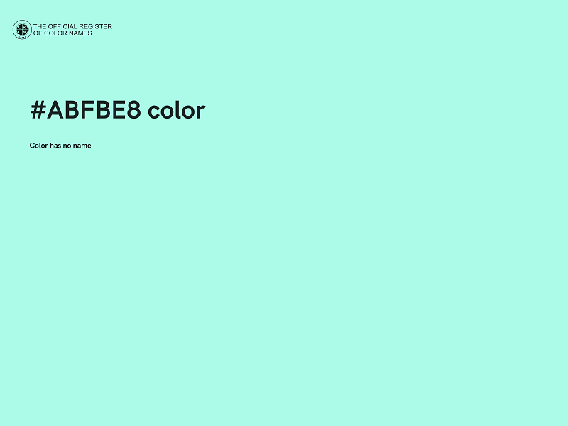 #ABFBE8 color image