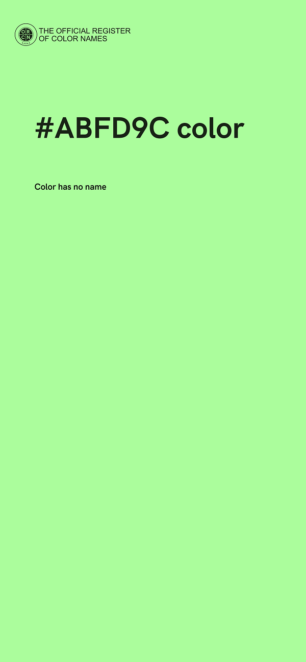 #ABFD9C color image