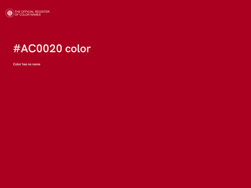 #AC0020 color image