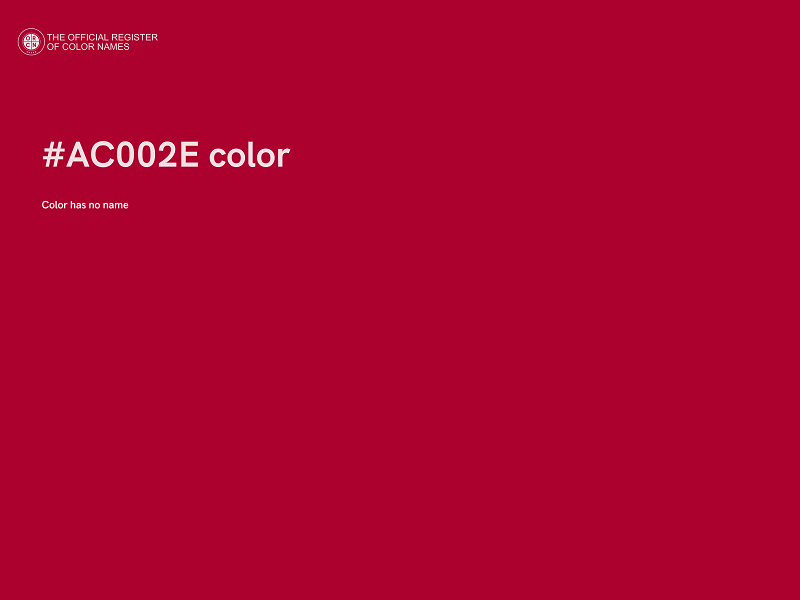 #AC002E color image