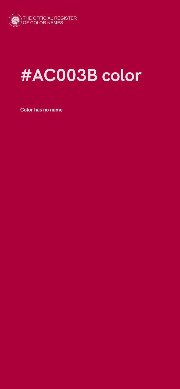 #AC003B color image