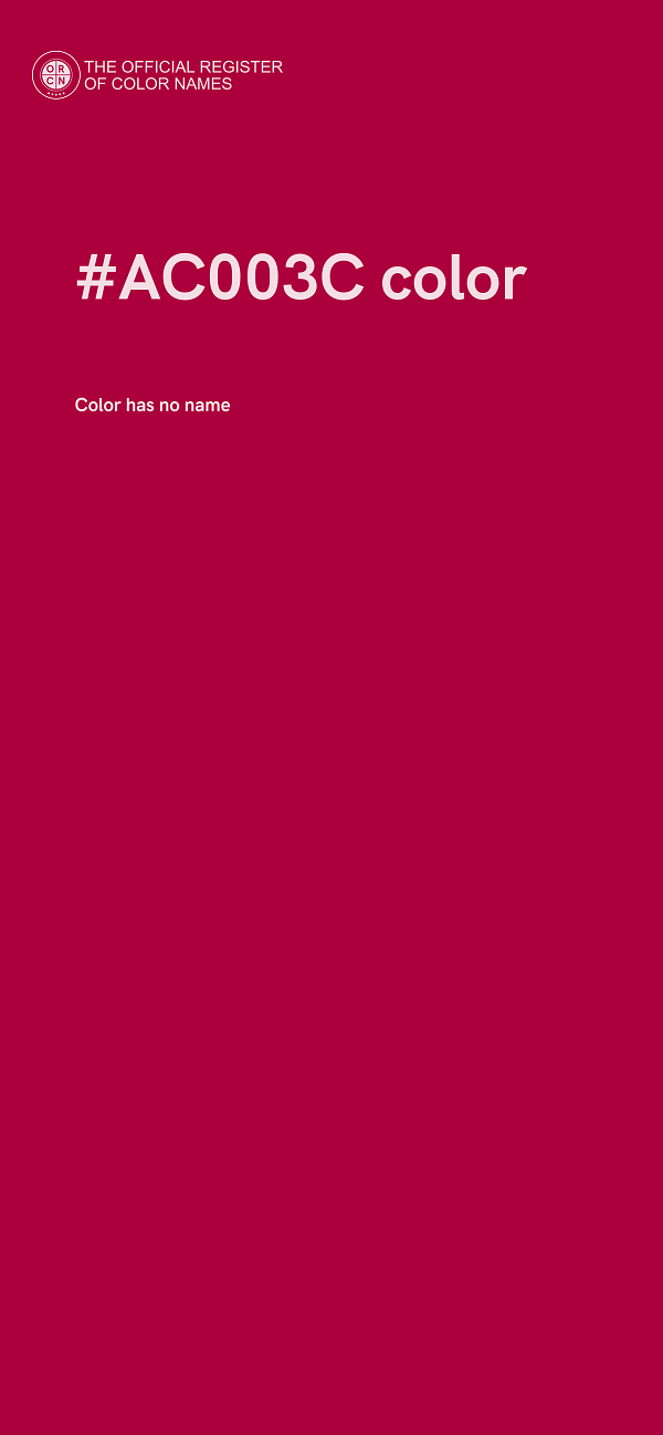 #AC003C color image