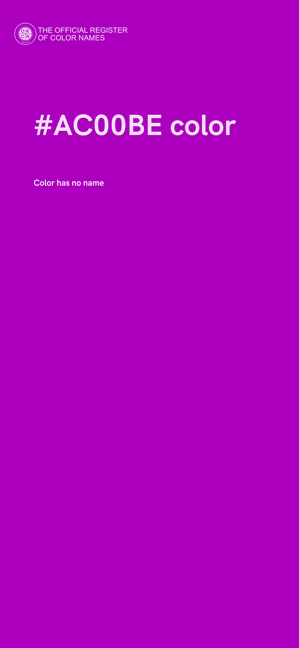#AC00BE color image