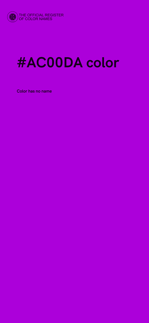 #AC00DA color image
