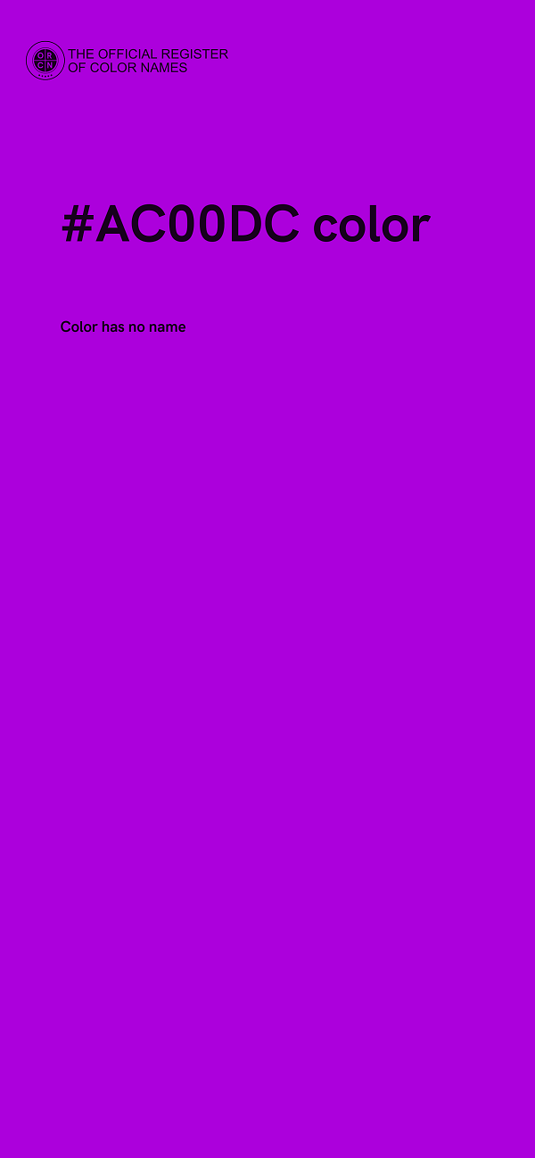 #AC00DC color image